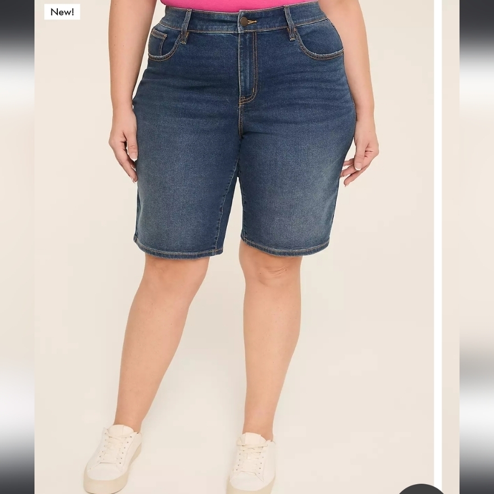 Lane Bryant Blue Jean Shorts